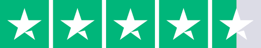 Five green stars in a row, indicating a high rating.